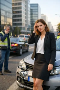 nehoda na cestě do práce mladé ženy a řešení odškodnění